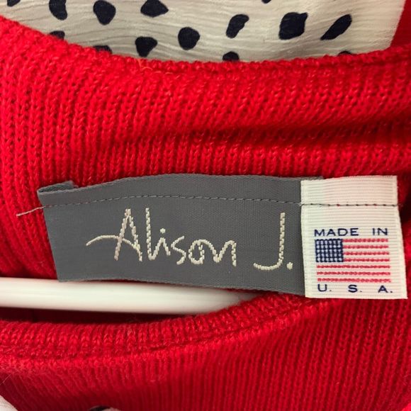 Vintage Alison J. USA 3-Pc Skirt Set Womens 14 Y2K 80s Secretary/Geek - Picture 6 of 12